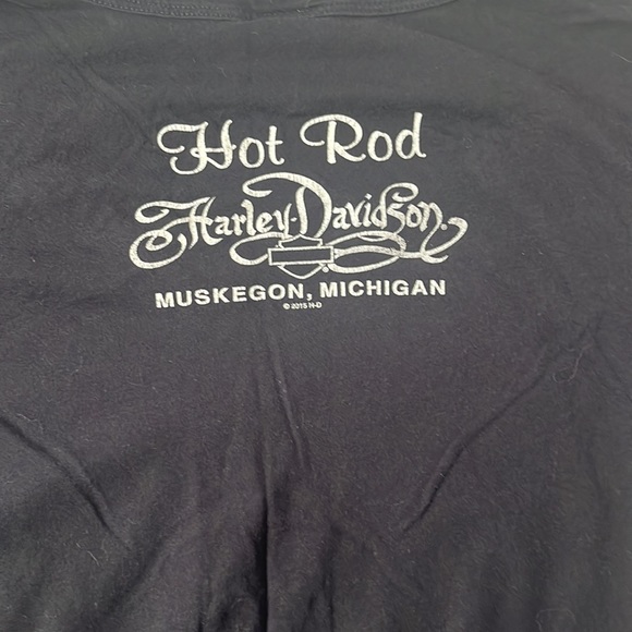 Harley Davidson JUST RIDE Top - Picture 2 of 3